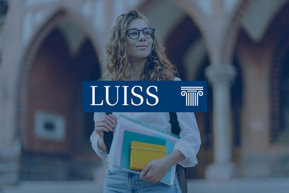A,Young,Woman,Student,With,Curly,Hair,Holds,Several,Colorful luiss